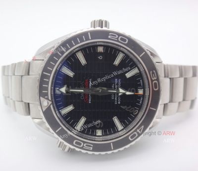 Swiss Grade Omega Seamaster Skyfall 007 Replica Watch SS Black Dial